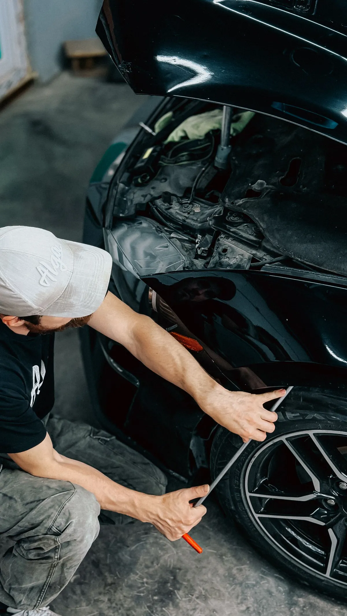 Bumper repair and replacement work